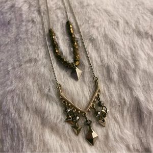 Double layer necklace